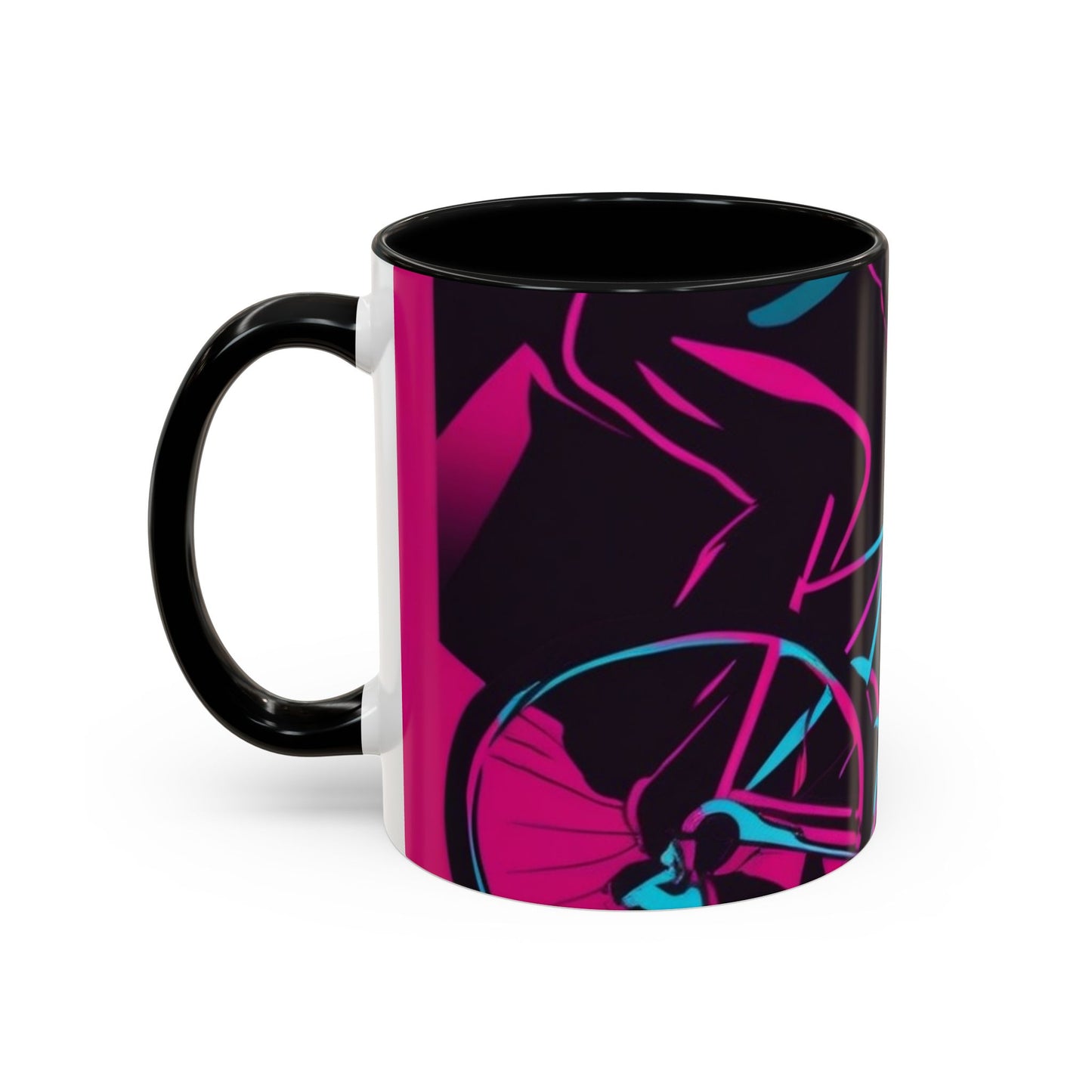 boostlete-rise-grind-scene-cyclist-outline-vector-0868 — Accent Mug 11/15oz