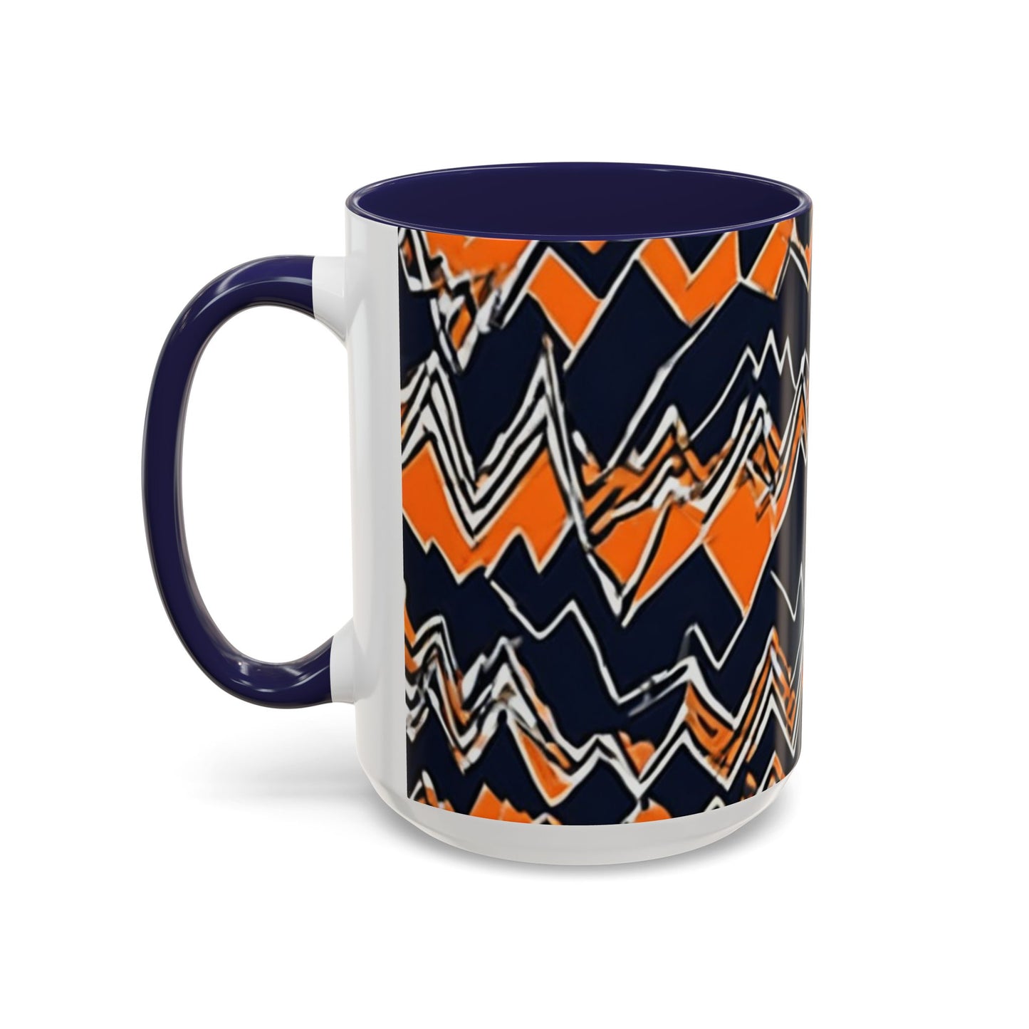 boostlete-headspace-pattern-ekg-industrial-0559 — Accent Mug 11/15oz