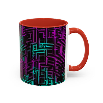 boostlete-boost-mode-pattern-plate-number-monoline-0079 — Accent Mug 11oz/15oz