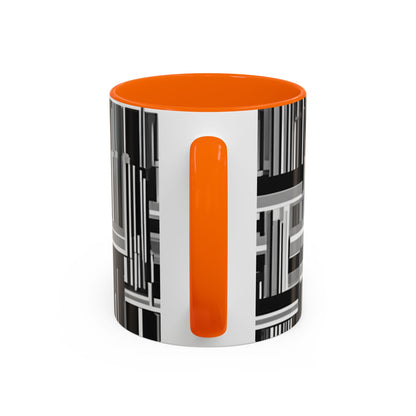 boostlete-recovery-progress-pattern-barcode-isometric-1023 — Accent Mug 11/15oz