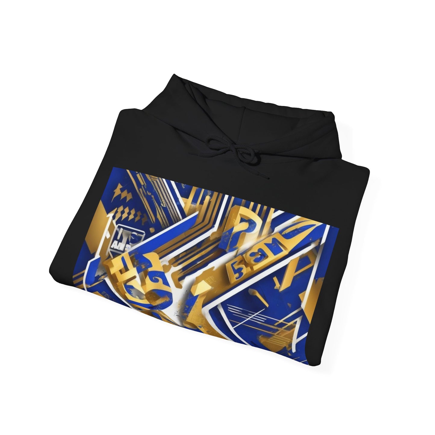 boostlete-am-crew-type-progress-beats-perfect-diagonal-modern-0209 — Unisex Heavy Blend Hooded Sweatshirt (Gildan)