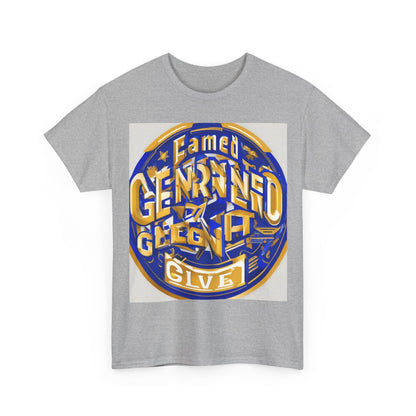 boostlete-pr-season-type-earned-not-given-badge-isometric-0105 — Unisex Heavy Cotton Tee (Gildan 5000)