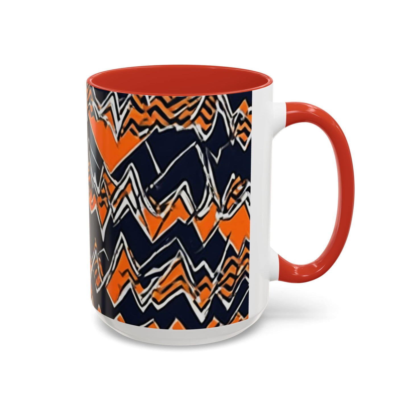 boostlete-headspace-pattern-ekg-industrial-0559 — Accent Mug 11/15oz
