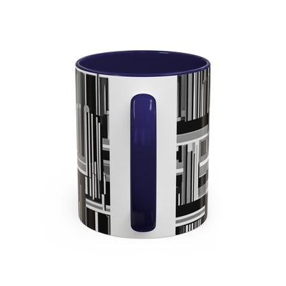boostlete-recovery-progress-pattern-barcode-isometric-1023 — Accent Mug 11/15oz