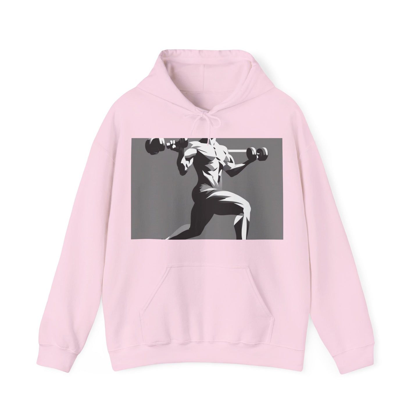 boostlete-pr-season-scene-lunge-speed-isometric-0316 — Unisex Heavy Blend Hoodie (G18500)