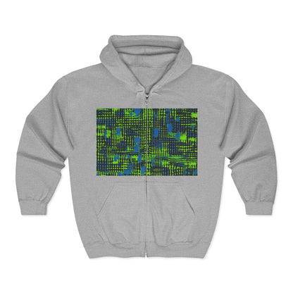 boostlete-pr-season-pattern-audio-industrial-0043 — Unisex Heavy Blend Full-Zip Hooded Sweatshirt