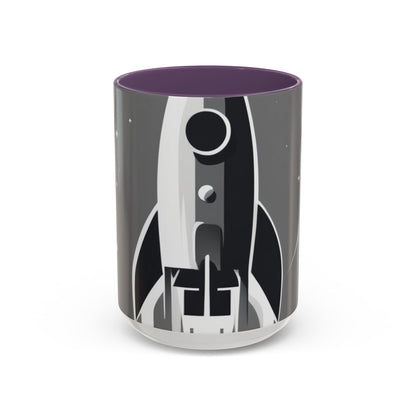 boostlete-field-day-icon-rocket-soft-monoline-1718 — Accent Mug 11/15oz