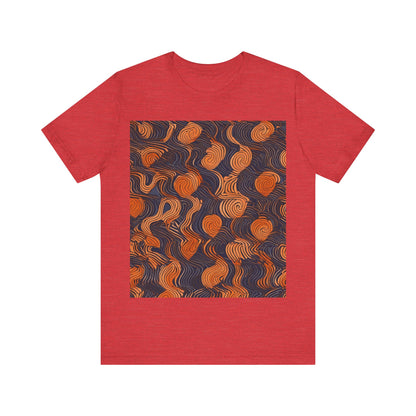 boostlete-iron-intent-pattern-topographic-engraved-0019 — Unisex Jersey Short Sleeve (B+C 3001)