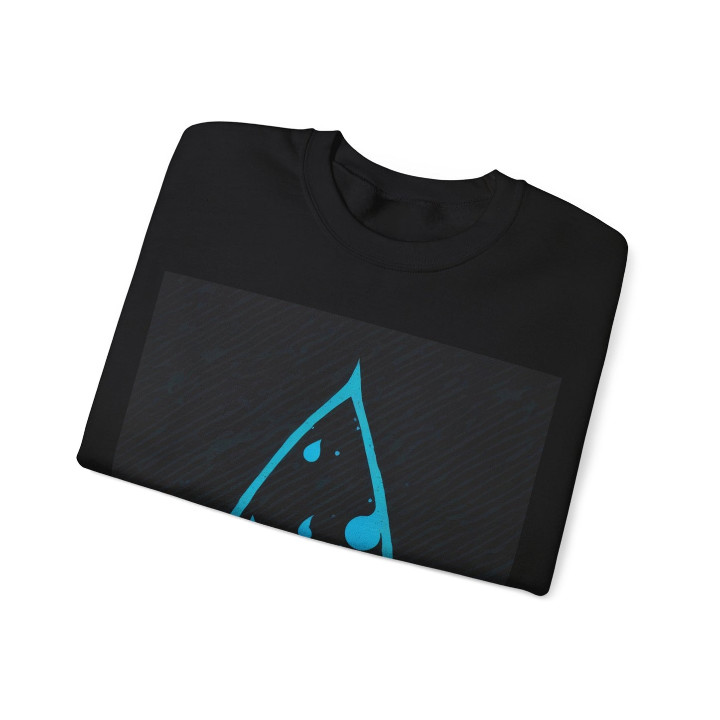 boostlete-iron-intent-icon-water-grainy-vector-0762 — Unisex Heavy Blend Crewneck (G18000)