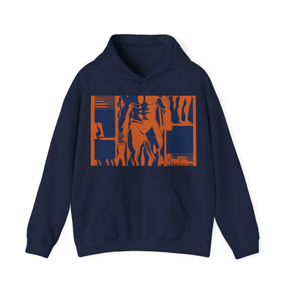 boostlete-rise-grind-scene-deadlift-3d-paper-0812 — Unisex Heavy Blend Hoodie (G18500)