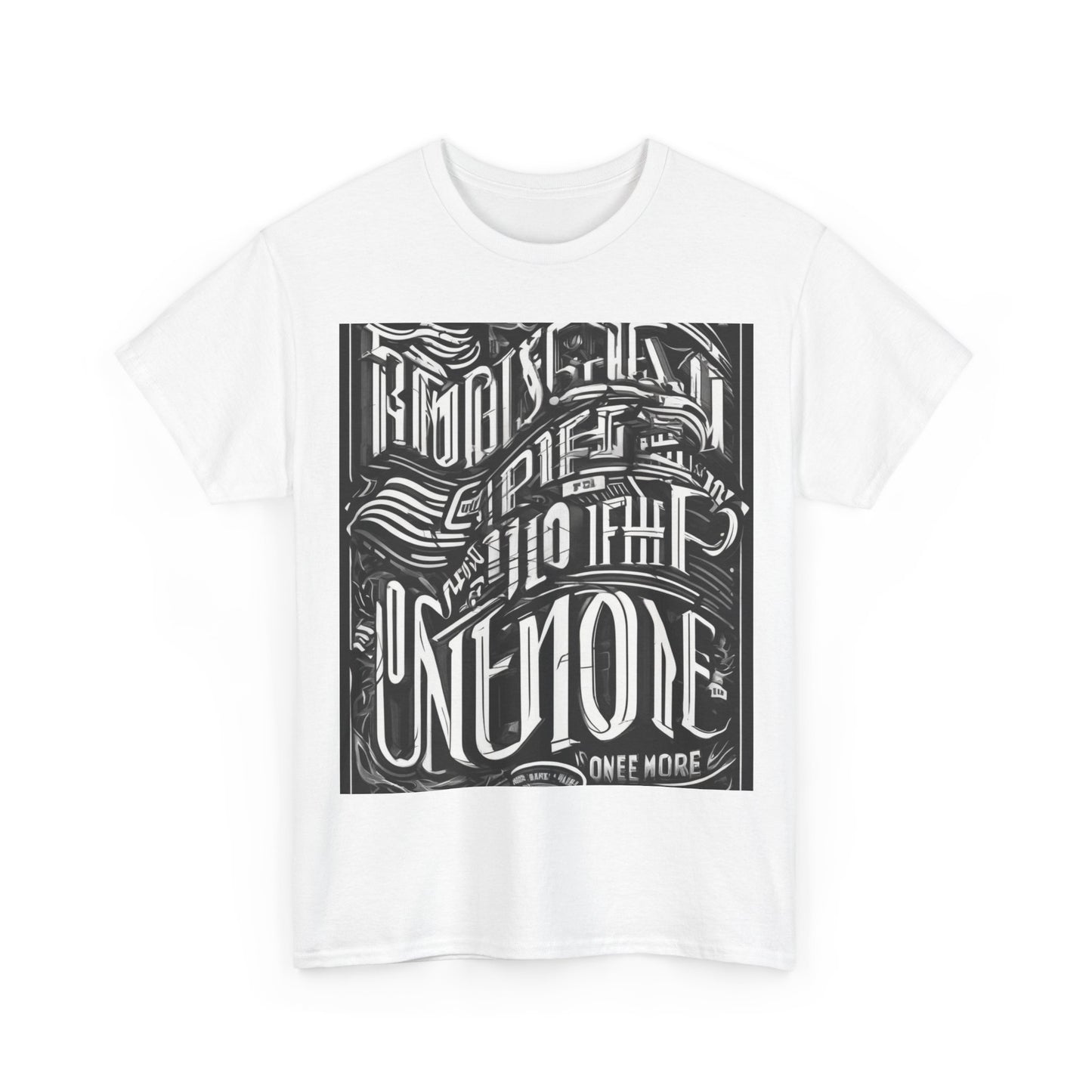 boostlete-mile-by-mile-type-one-more-split-line-art-0001 — Unisex Heavy Cotton Tee (Gildan 5000)