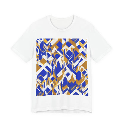 boostlete-field-day-icon-flame-glitch-geometric-0090 — Unisex Jersey Short Sleeve (B+C 3001)