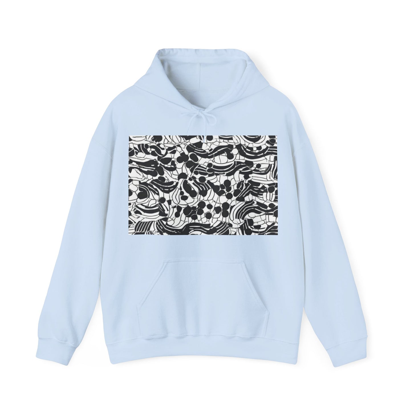boostlete-rise-grind-pattern-dotted-line-art-0483 — Unisex Heavy Blend Hoodie (G18500)