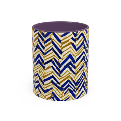 boostlete-boost-mode-pattern-ekg-line-art-0091 — Accent Mug 11oz/15oz