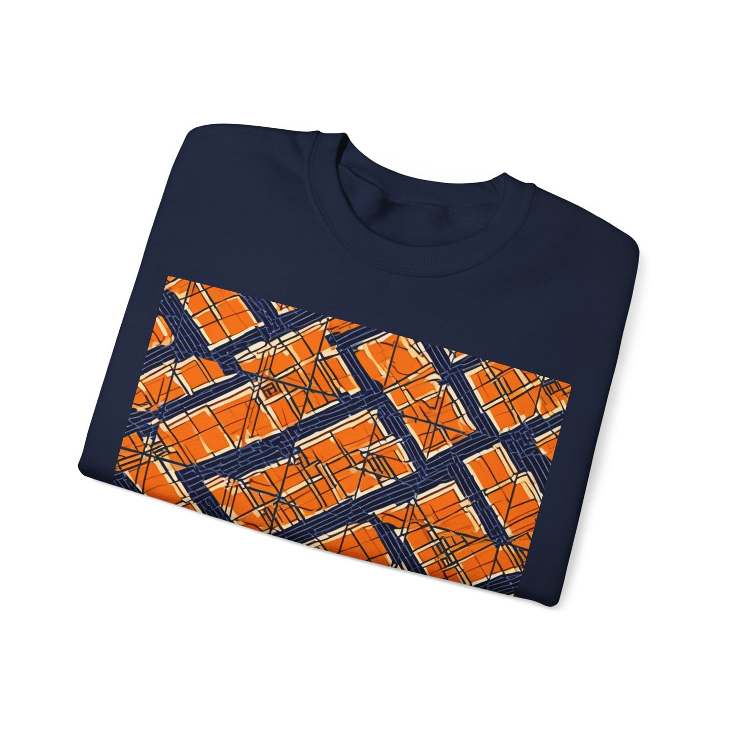boostlete-boost-mode-pattern-plate-number-monoline-0571 — Unisex Heavy Blend Crewneck (G18000)