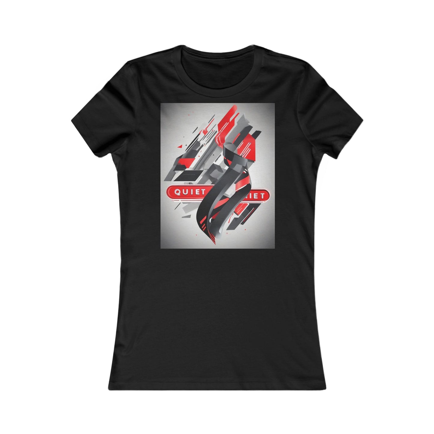 boostlete-field-day-type-power-in-quiet-banner-modern-0085 — Women's Favorite Tee (B+C 6004)