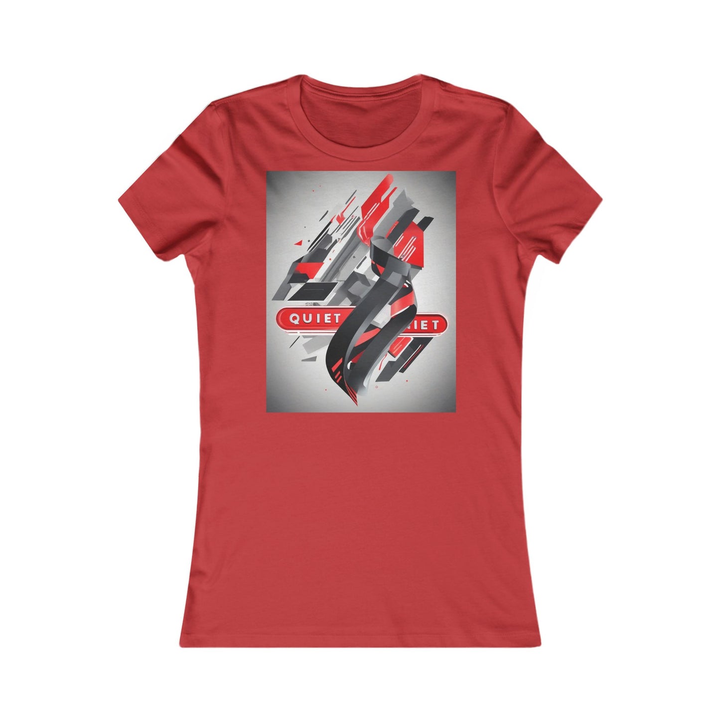 boostlete-field-day-type-power-in-quiet-banner-modern-0085 — Women's Favorite Tee (B+C 6004)