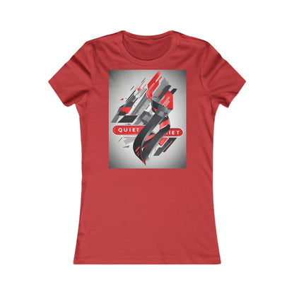 boostlete-field-day-type-power-in-quiet-banner-modern-0085 — Women's Favorite Tee (B+C 6004)