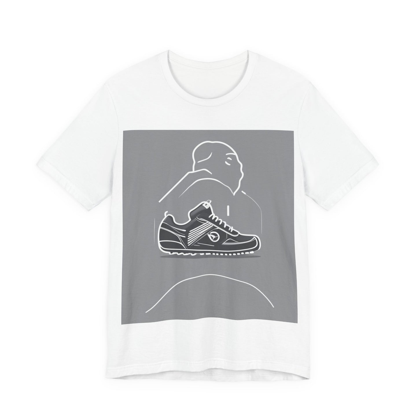 boostlete-boost-mode-icon-sneaker-offset-vector-0166 — Unisex Jersey Short Sleeve (B+C 3001)