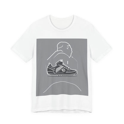 boostlete-boost-mode-icon-sneaker-offset-vector-0166 — Unisex Jersey Short Sleeve (B+C 3001)