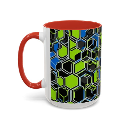 boostlete-recovery-progress-pattern-hex-blueprint-0007 — Accent Mug 11oz/15oz
