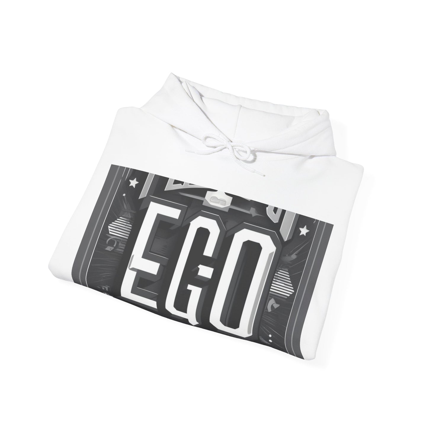 boostlete-mile-by-mile-type-tempo-over-ego-banner-modern-0093 — Unisex Heavy Blend Hooded Sweatshirt (Gildan)