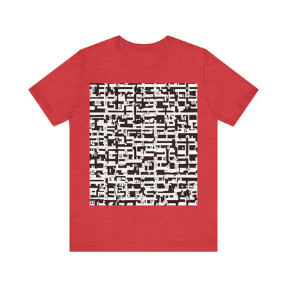 boostlete-iron-intent-pattern-plate-number-badge-0171 — Unisex Jersey Short Sleeve (B+C 3001)