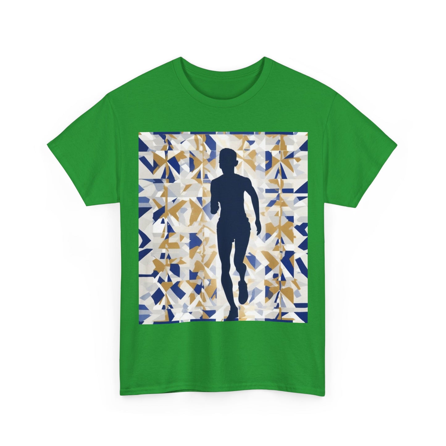 boostlete-recovery-progress-scene-marathoner-matte-geometric-0448 — Unisex Heavy Cotton Tee (Gildan 5000)