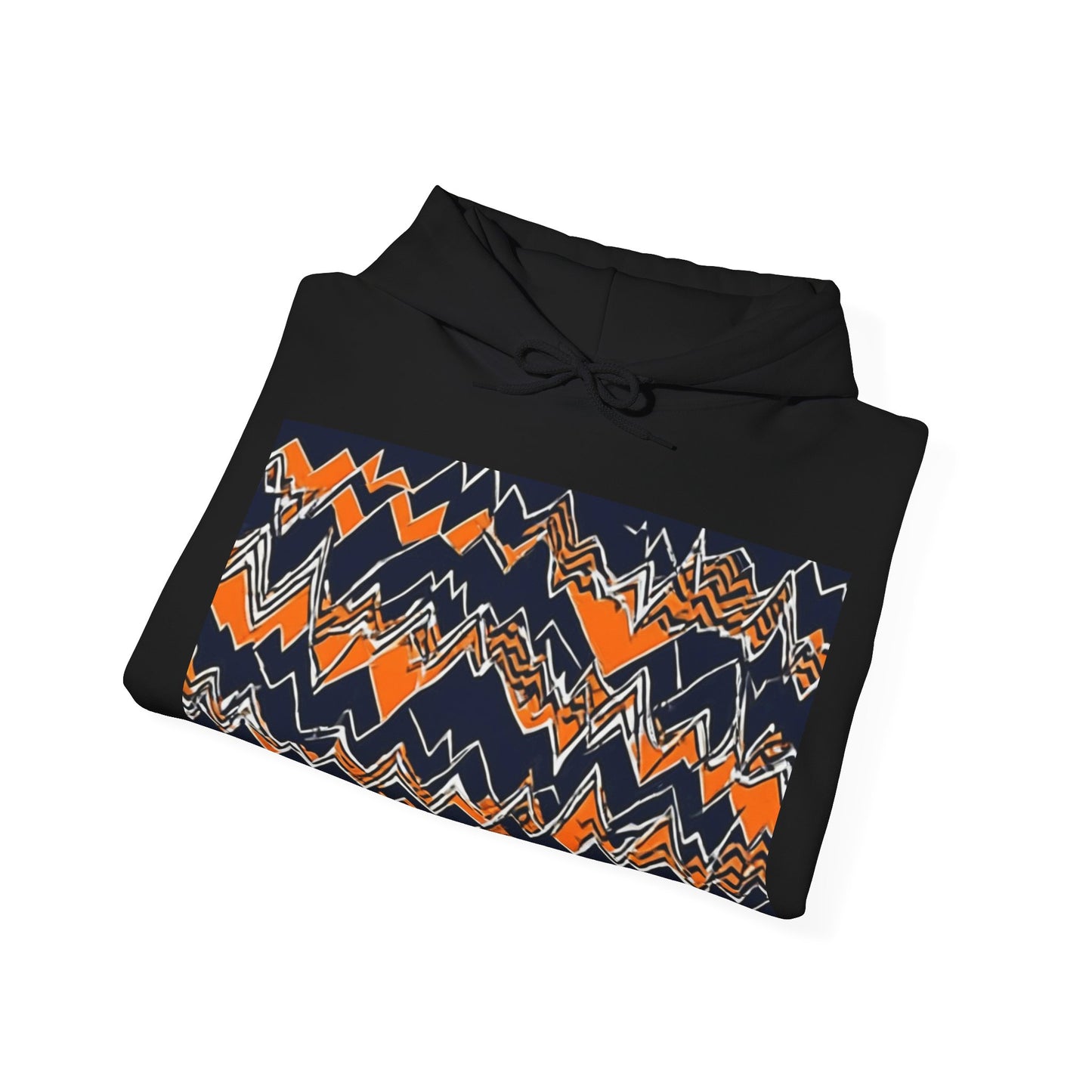 boostlete-headspace-pattern-ekg-industrial-0559 — Unisex Heavy Blend Hoodie (G18500)