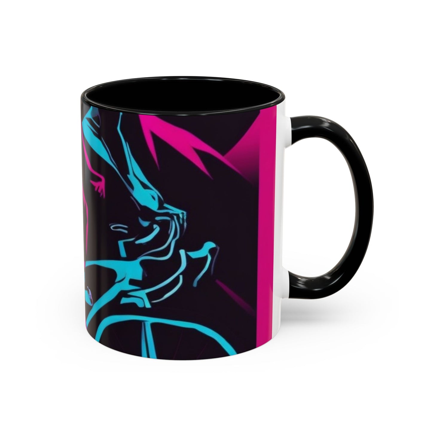 boostlete-rise-grind-scene-cyclist-outline-vector-0868 — Accent Mug 11/15oz