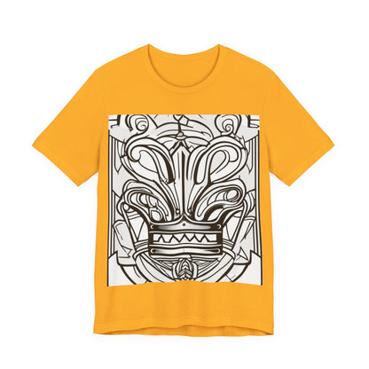boostlete-boost-mode-icon-crown-offset-line-art-0190 — Unisex Jersey Short Sleeve (B+C 3001)