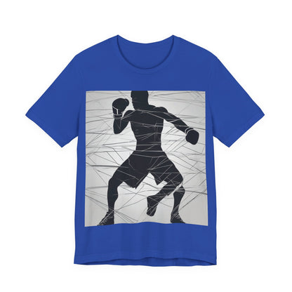 boostlete-mile-by-mile-scene-boxer-motion-geometric-0028 — Unisex Jersey Short Sleeve (B+C 3001)