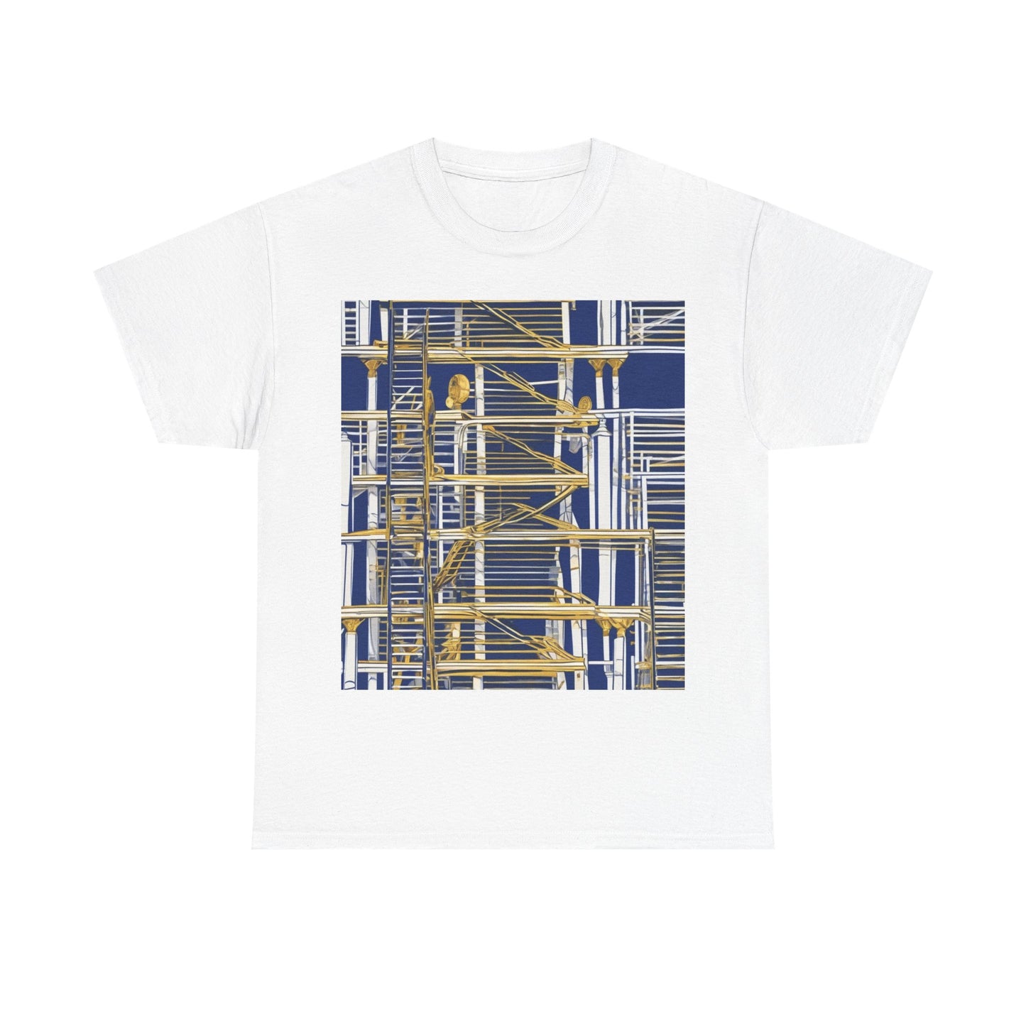 boostlete-rise-grind-icon-ladder-high-engraved-0238 — Unisex Heavy Cotton Tee (Gildan 5000)