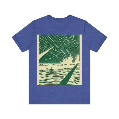 boostlete-mile-by-mile-icon-swimmer-motion-isometric-0078 — Unisex Jersey Short Sleeve (B+C 3001)