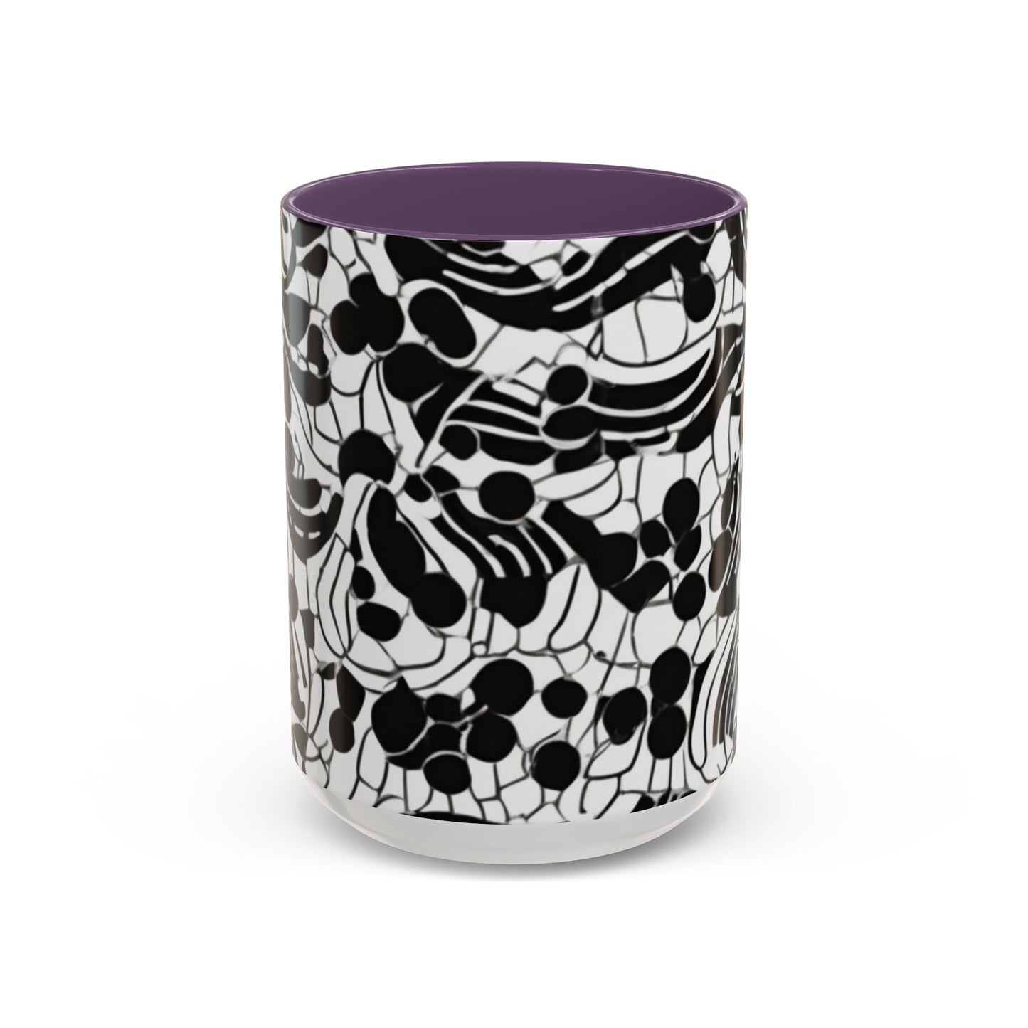 boostlete-rise-grind-pattern-dotted-line-art-0483 — Accent Mug 11/15oz