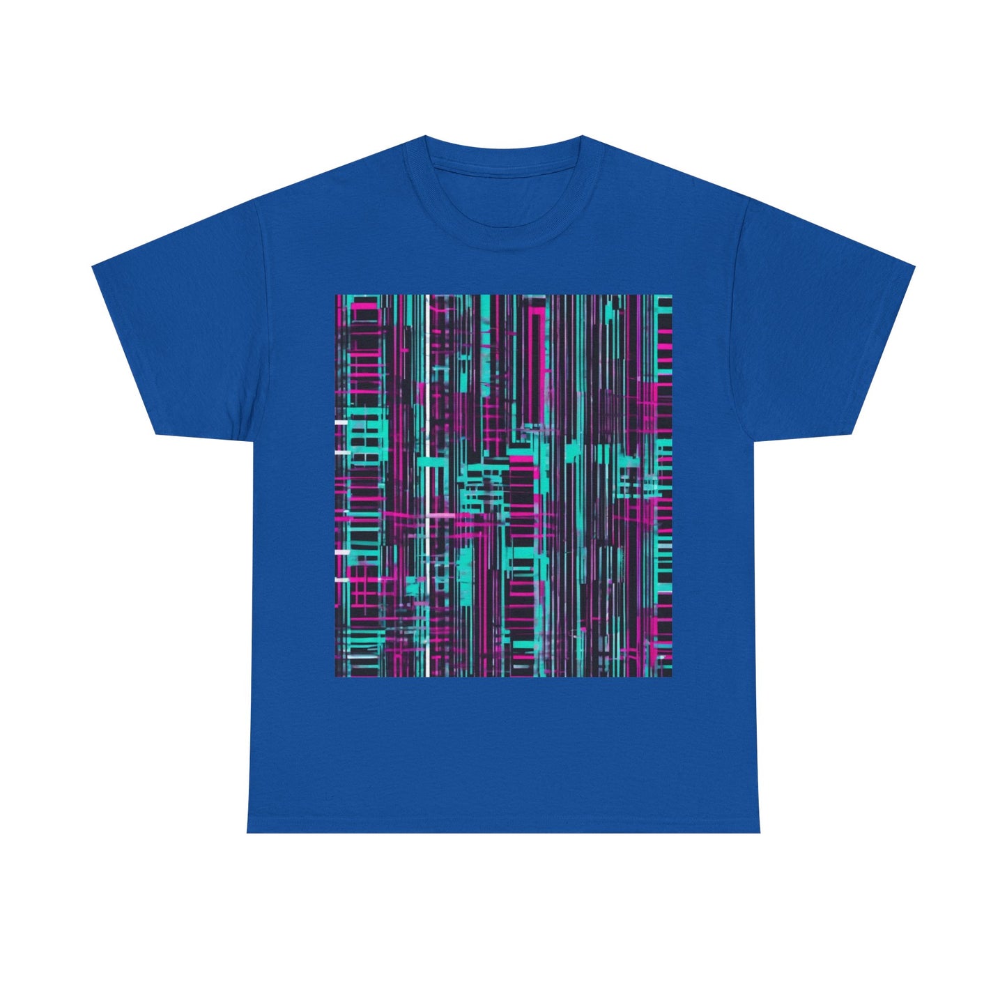 boostlete-field-day-pattern-barcode-retro-0275 — Unisex Heavy Cotton Tee (Gildan 5000)