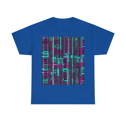 boostlete-field-day-pattern-barcode-retro-0275 — Unisex Heavy Cotton Tee (Gildan 5000)