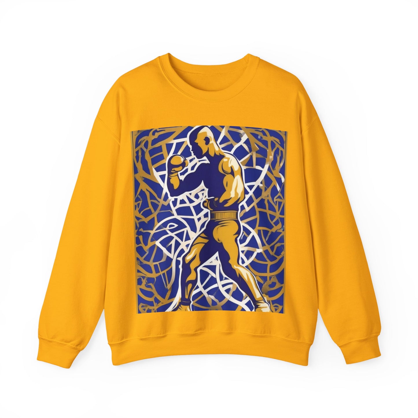 boostlete-field-day-scene-boxer-offset-paper-0776 — Unisex Heavy Blend Crewneck (G18000)