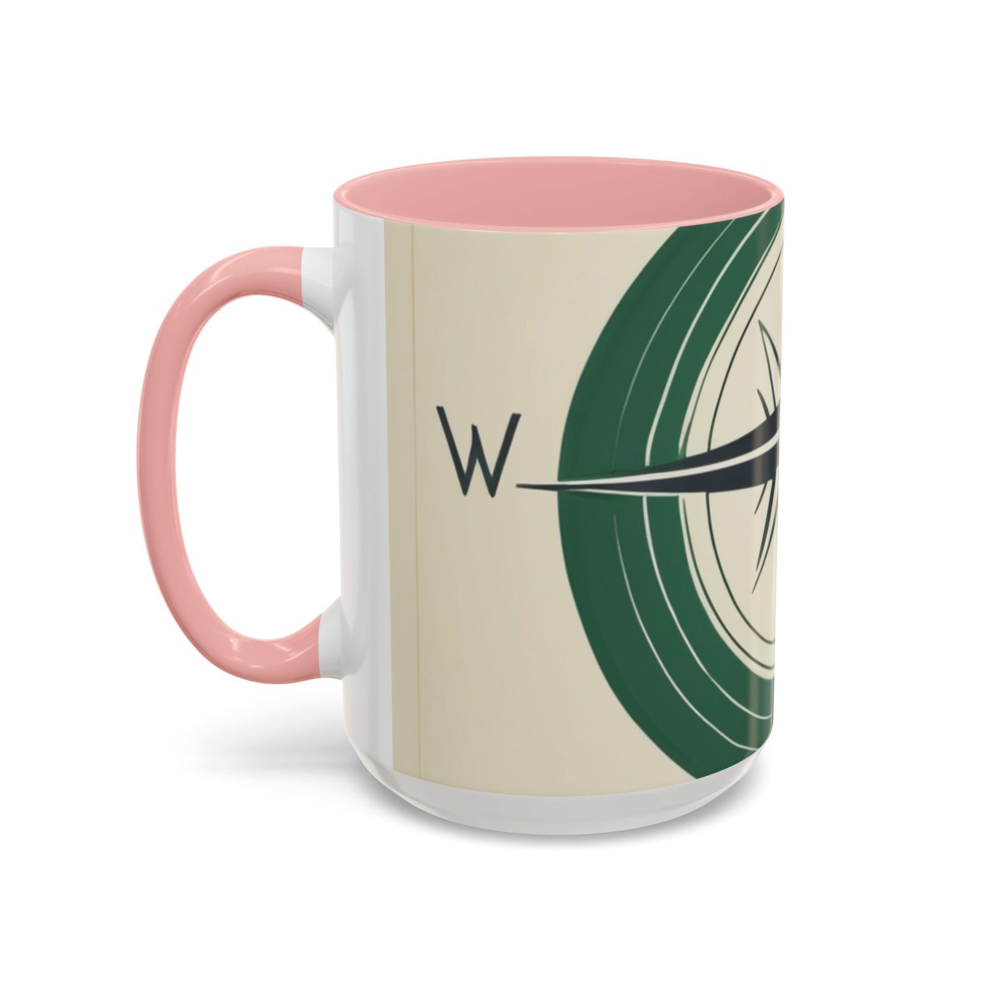 boostlete-iron-intent-icon-compass-soft-blueprint-0614 — Accent Mug 11/15oz