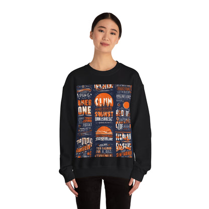 boostlete-pr-season-type-one-more-split-monoline-0033 — Unisex Heavy Blend Crewneck Sweatshirt (Gildan)