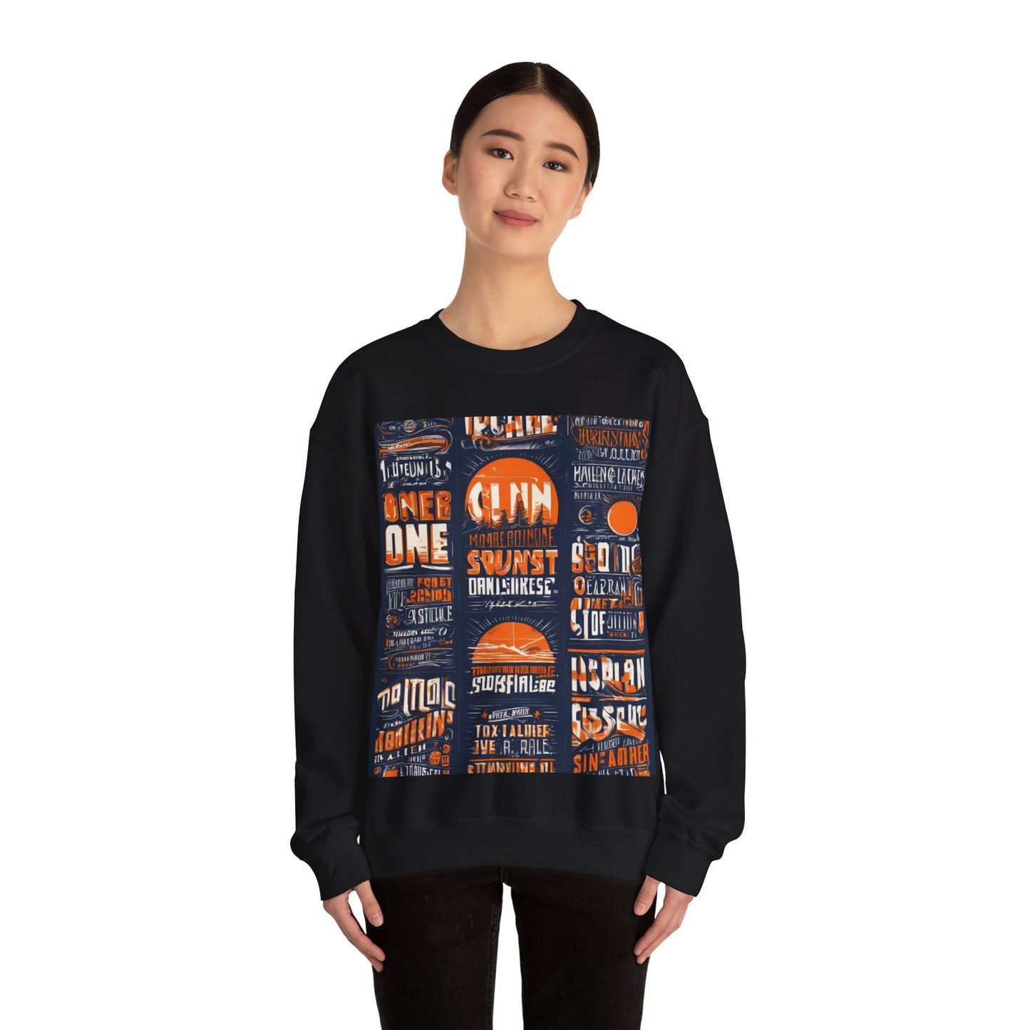 boostlete-pr-season-type-one-more-split-monoline-0033 — Unisex Heavy Blend Crewneck Sweatshirt (Gildan)