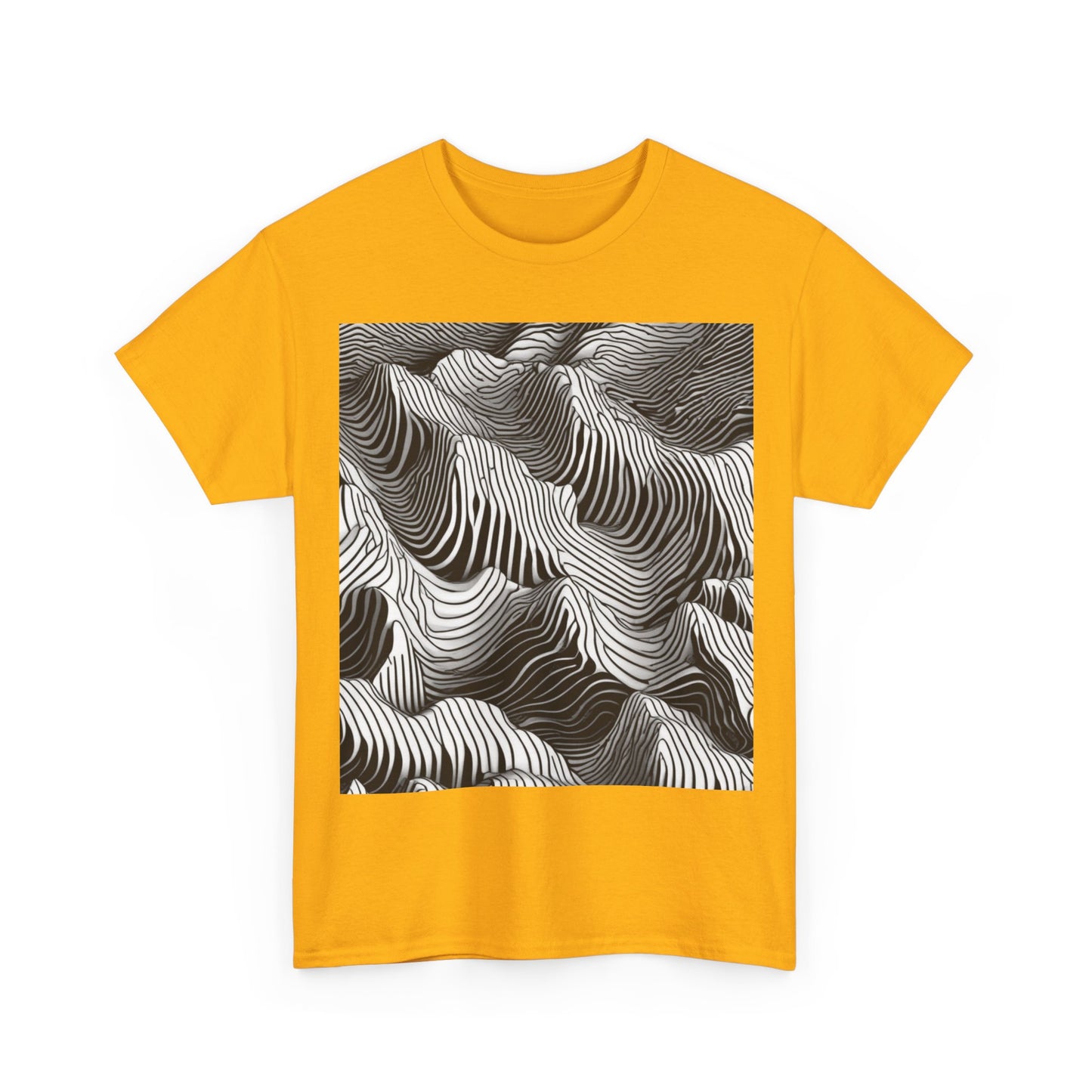 boostlete-field-day-pattern-topographic-isometric-0211 — Unisex Heavy Cotton Tee (Gildan 5000)