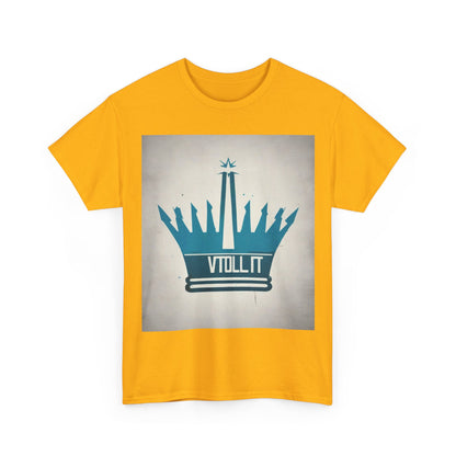 boostlete-am-crew-icon-crown-matte-industrial-0058 — Unisex Heavy Cotton Tee (Gildan 5000)