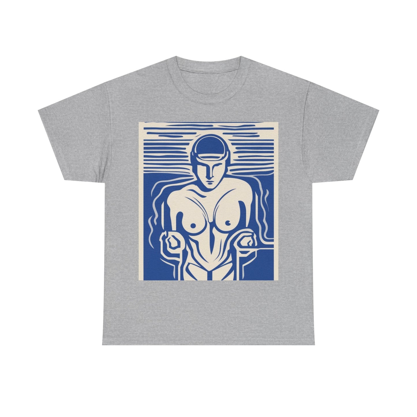boostlete-boost-mode-icon-swimmer-motion-vector-0062 — Unisex Heavy Cotton Tee (Gildan 5000)