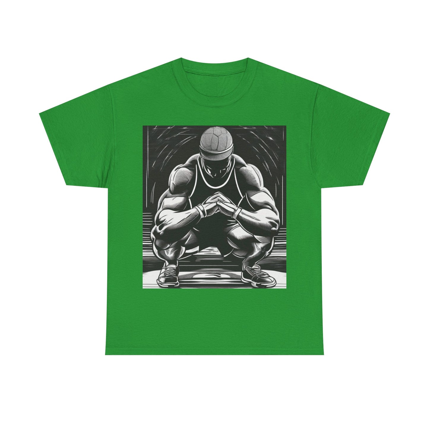 boostlete-pr-season-scene-athlete-outline-athletic-0144 — Unisex Heavy Cotton Tee (Gildan 5000)