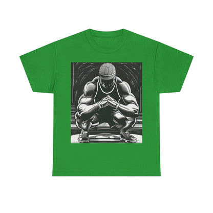 boostlete-pr-season-scene-athlete-outline-athletic-0144 — Unisex Heavy Cotton Tee (Gildan 5000)