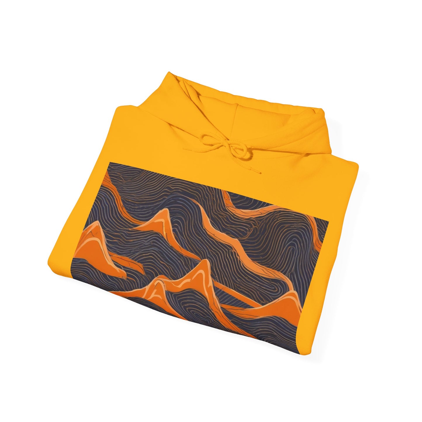 boostlete-boost-mode-pattern-topographic-engraved-0035 — Unisex Heavy Blend Hooded Sweatshirt (Gildan)