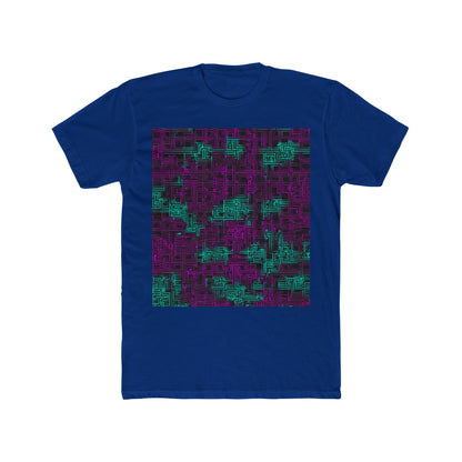 boostlete-boost-mode-pattern-plate-number-monoline-0079 — Unisex Cotton Crew Tee (NL 3600)