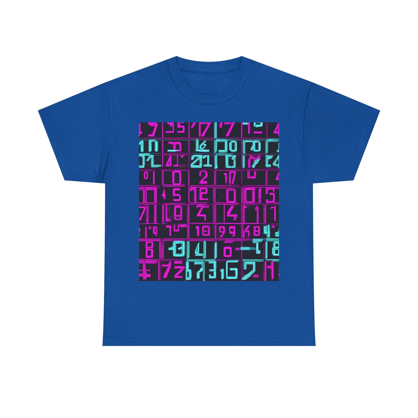 boostlete-iron-intent-pattern-plate-number-retro-0227 — Unisex Heavy Cotton Tee (Gildan 5000)