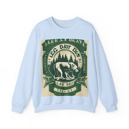 boostlete-quiet-power-type-leg-day-loyal-micro-badge-0357 — Unisex Heavy Blend Crewneck (G18000)